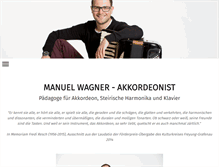 Tablet Screenshot of manuel-wagner.de